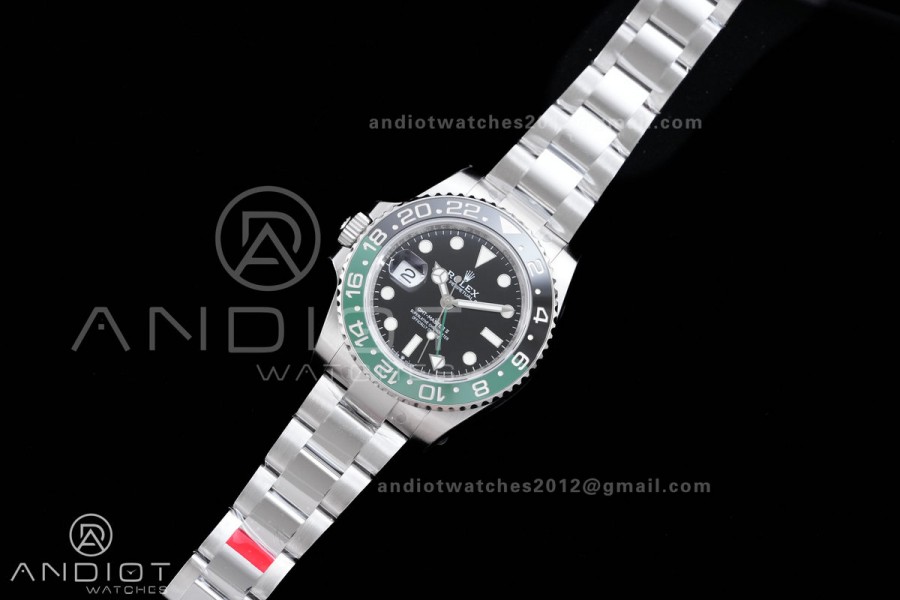 GMT-Master II 126720 VTNR 904L Steel V3 VSF 1:1 Sprite Best Edition Black Dial On Oyster Bracelet DD3285