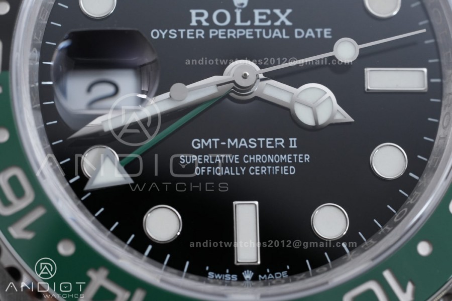 GMT-Master II 126720 VTNR 904L Steel V3 VSF 1:1 Sprite Best Edition Black Dial On Oyster Bracelet DD3285