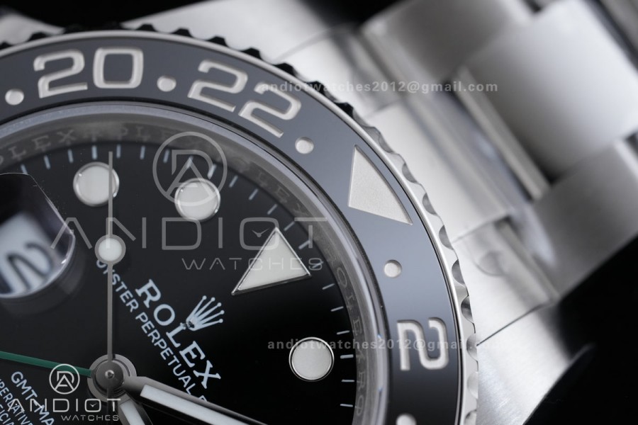 GMT-Master II 126720 VTNR 904L Steel V3 VSF 1:1 Sprite Best Edition Black Dial On Oyster Bracelet DD3285