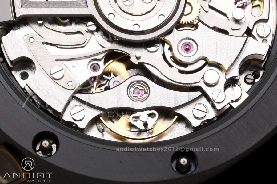 Royal Oak Offshore 26420 Black Ceramic DDF 1:1 Best Edition Black/YG Dial on Yellow Rubber Strap DD4401 Super Clone