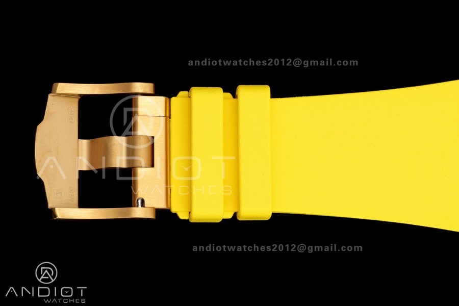 Royal Oak Offshore 26420 Black Ceramic DDF 1:1 Best Edition Black/YG Dial on Yellow Rubber Strap DD4401 Super Clone