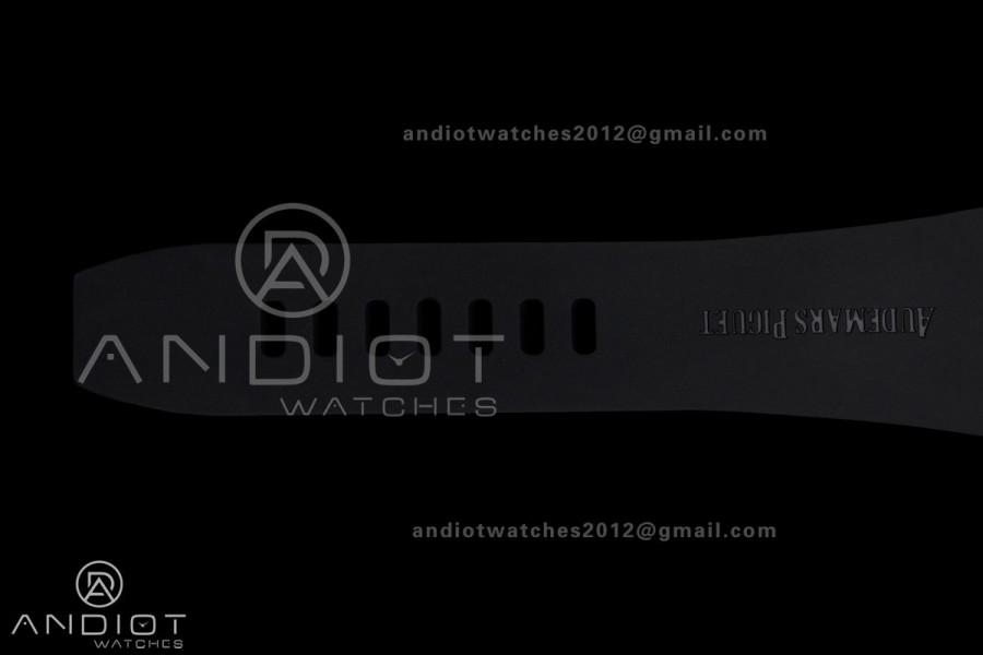Royal Oak Offshore 26420 Black Ceramic DDF 1:1 Best Edition Black/YG Dial on Black Rubber Strap DD4401 Super Clone