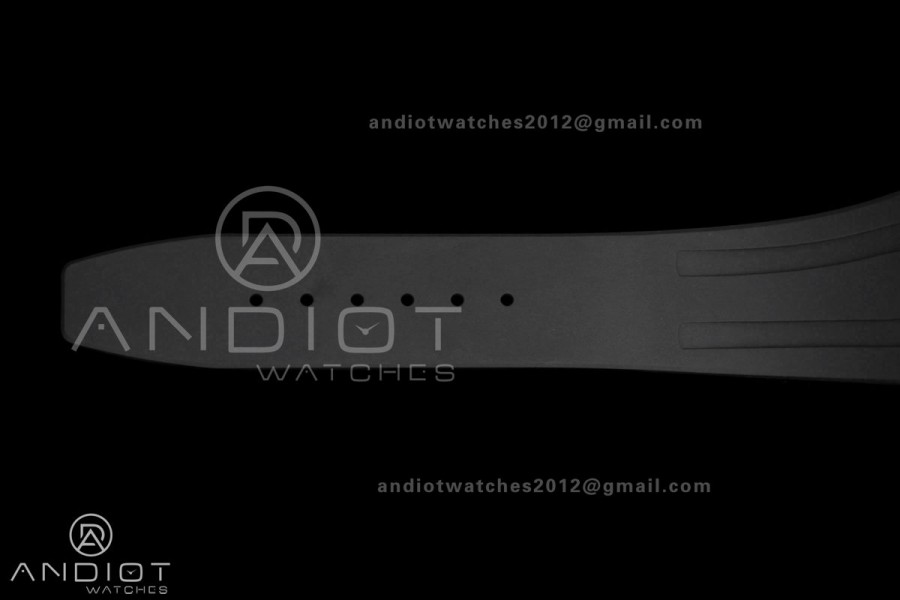 Royal Oak 41mm 15500 RG DDF 1:1 Best Edition Black Dial on Black Rubber Strap DD4302 Super Clone (Weighted)