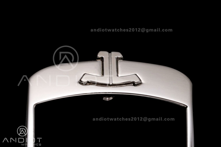 Master Ultra Thin Moon SS RZF 1:1 Best Edition Silver Dial on Black Leather Strap SA925 Super Clone