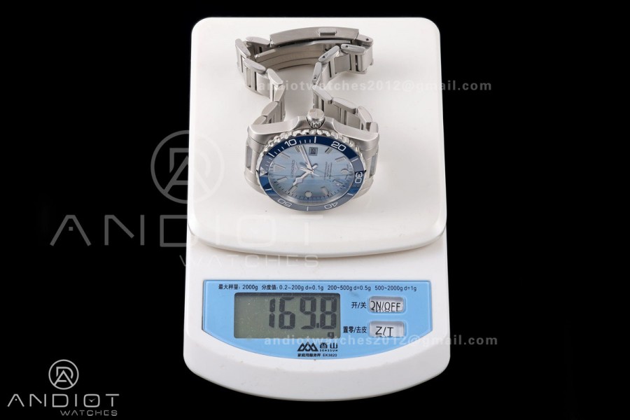 HydroConquest SS U8F 1:1 Best Edition Ice Blue Dial on SS Bracelet SA3135