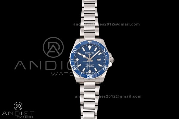 HydroConquest SS U8F 1:1 Best Edition Blue Dial on...