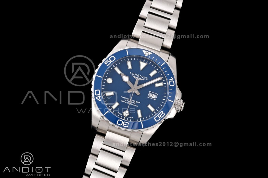 HydroConquest SS U8F 1:1 Best Edition Blue Dial on SS Bracelet SA3135