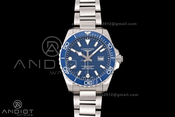 HydroConquest SS U8F 1:1 Best Edition Blue Dial on...