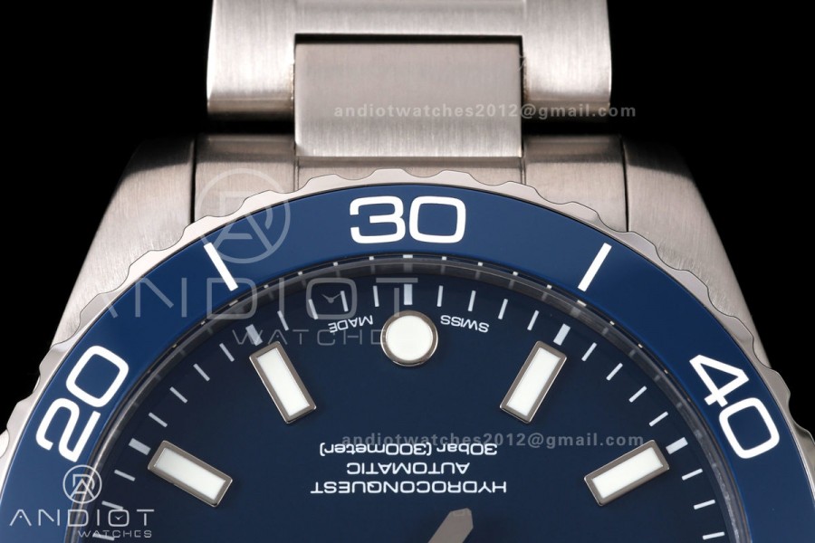 HydroConquest SS U8F 1:1 Best Edition Blue Dial on SS Bracelet SA3135