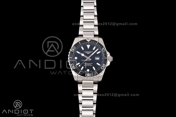 HydroConquest SS U8F 1:1 Best Edition Black Dial o...