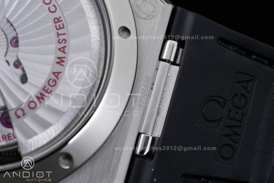 Constellation Black Ceramic SS VSF 1:1 Best Edition Gray Dial on Black Gummy Strap A8900 Super Clone