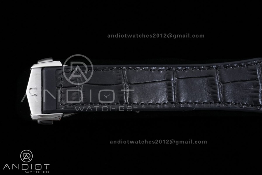 Constellation Black Ceramic SS VSF 1:1 Best Edition Gray Dial on Black Gummy Strap A8900 Super Clone