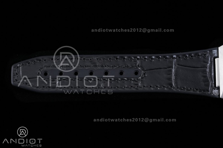 Constellation Black Ceramic SS VSF 1:1 Best Edition Gray Dial on Black Gummy Strap A8900 Super Clone