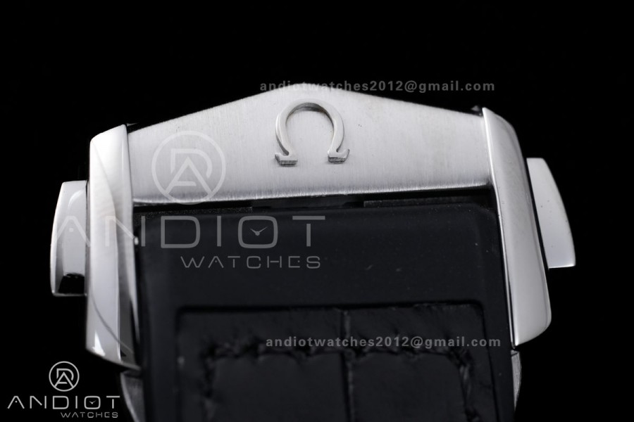 Constellation Black Ceramic SS VSF 1:1 Best Edition Gray Dial on Black Gummy Strap A8900 Super Clone