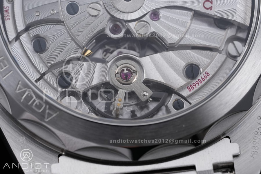 Aqua Terra 150M Master Chronometers VSF 1:1 Best Edition White Dial Orange Hand on SS Bracelet A8900 Super Clone