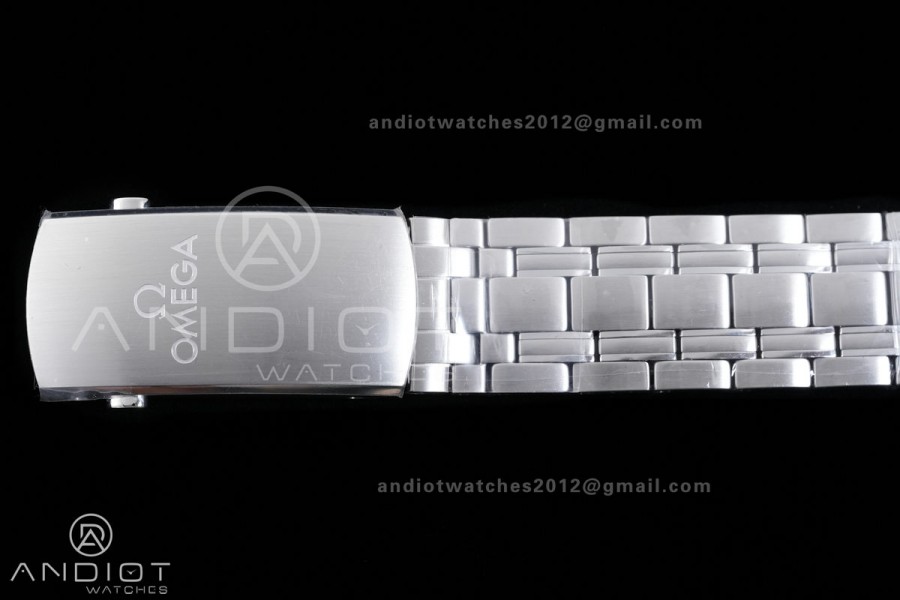 Seamaster Diver 300M Blue Ceramic Bezel V4 VSF 1:1 Best Edition Gray Dial On SS Bracelet Super Clone Asian 8800
