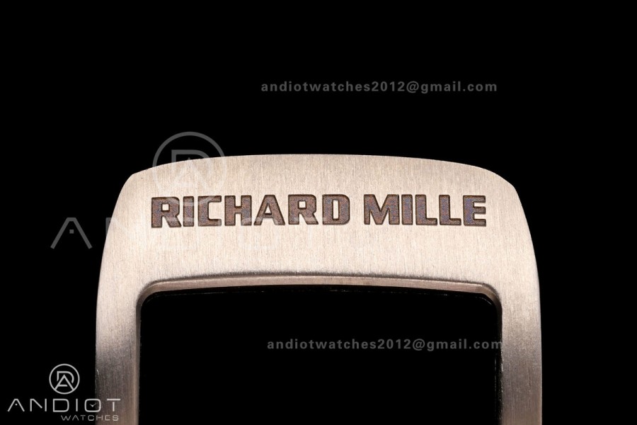 Mille Studio RM035-02 NTPT 1:1 Best Edition Skeleton Dial on Red Rubber Strap RMAL1 Super Clone Free Sprung