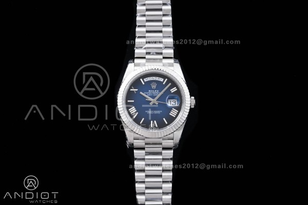 DayDate 40 228239 VSF 1:1 Best Edition Blue Ombre ...