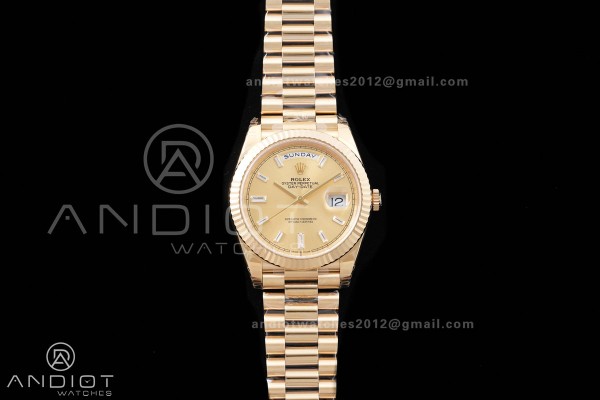 DayDate 40 228238 VSF 1:1 Best Edition YG Crystal ...
