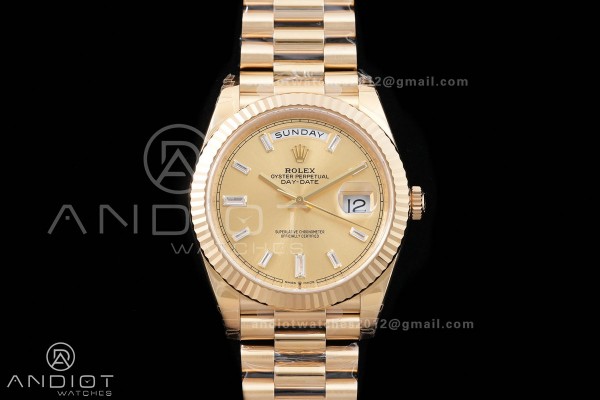 DayDate 40 228238 VSF 1:1 Best Edition YG Crystal ...