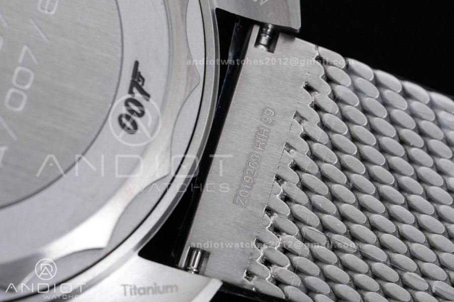 Seamaster 300 "No Time to Die" Limited Edition ORF 1:1 Best Edition on Titanium Mesh Bracelet OR8806 Super Clone