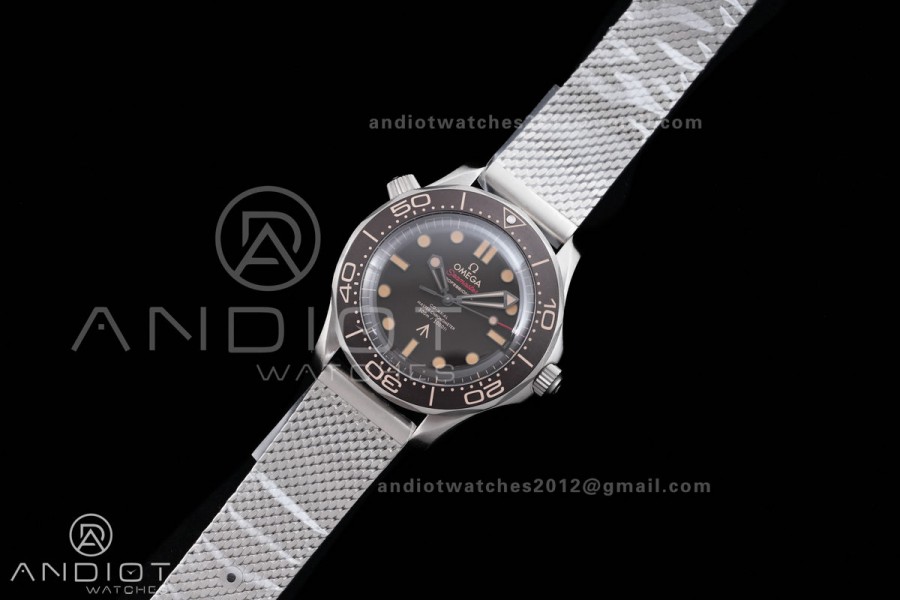 Seamaster 300 "No Time to Die" Limited Edition ORF 1:1 Best Edition on Titanium Mesh Bracelet OR8806 Super Clone
