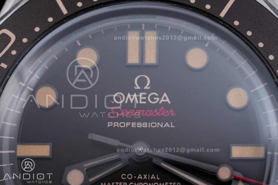 Seamaster 300 "No Time to Die" Limited Edition ORF 1:1 Best Edition on Titanium Mesh Bracelet OR8806 Super Clone