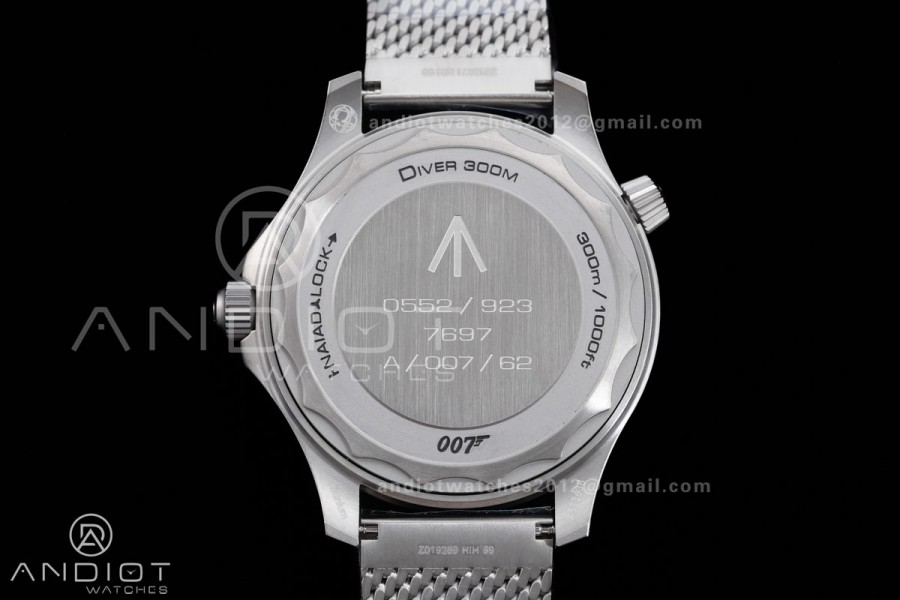 Seamaster 300 "No Time to Die" Limited Edition ORF 1:1 Best Edition on Titanium Mesh Bracelet OR8806 Super Clone