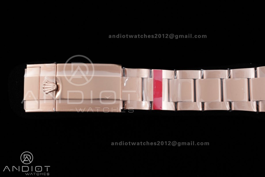 Daytona 116505 RG VSF V3 Gain Weight 1:1 Best Edition RG/Black Dial on RG Bracelet DD4130 (180g)