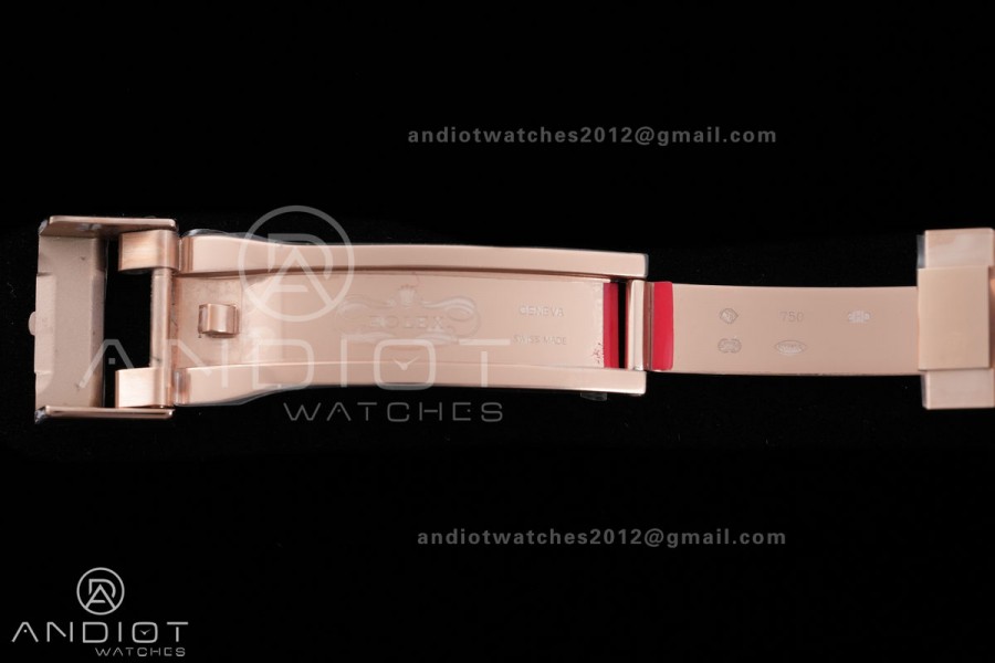 Daytona 116505 RG VSF V3 Gain Weight 1:1 Best Edition RG/Black Dial on RG Bracelet DD4130 (180g)