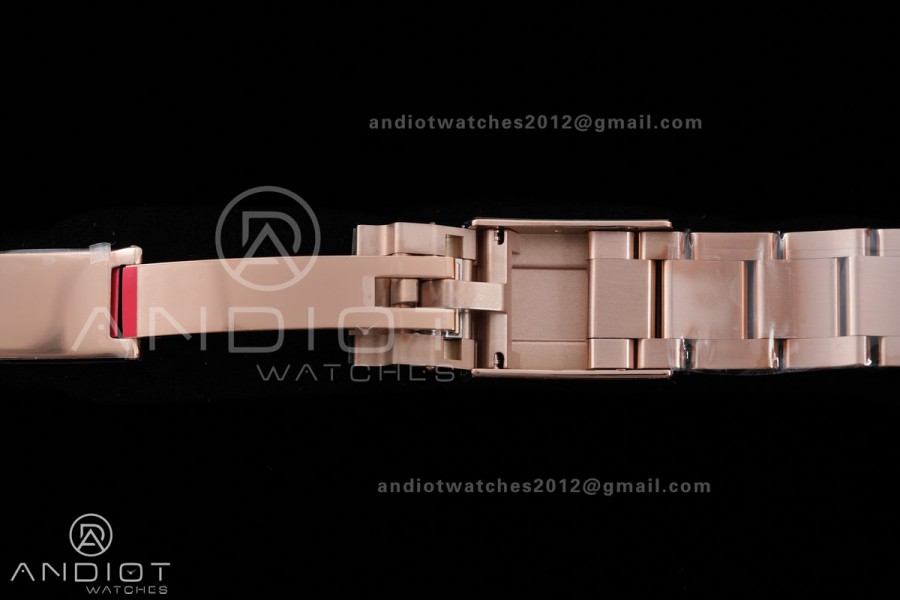Daytona 116505 RG VSF V3 Gain Weight 1:1 Best Edition RG/Black Dial on RG Bracelet DD4130 (180g)
