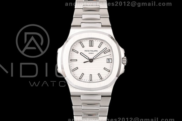 Nautilus 5711 SS AGF 1:1 Best Edition White Dial on SS Bracelet DPB330 Super Clone