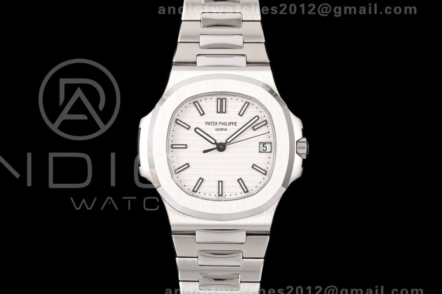 Nautilus 5711 SS AGF 1:1 Best Edition White Dial on SS Bracelet DPB330 Super Clone