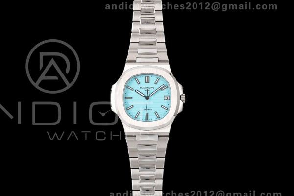 Nautilus 5711 SS AGF 1:1 Best Edition Tiffany Blue Dial on SS Bracelet DPB330 Super Clone
