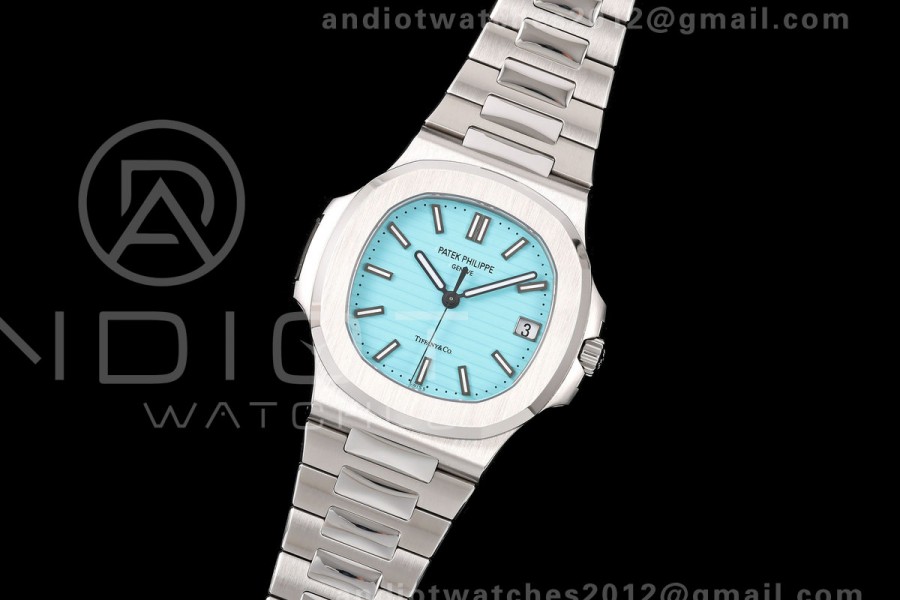 Nautilus 5711 SS AGF 1:1 Best Edition Tiffany Blue Dial on SS Bracelet DPB330 Super Clone