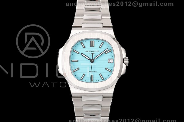 Nautilus 5711 SS AGF 1:1 Best Edition Tiffany Blue Dial on SS Bracelet DPB330 Super Clone