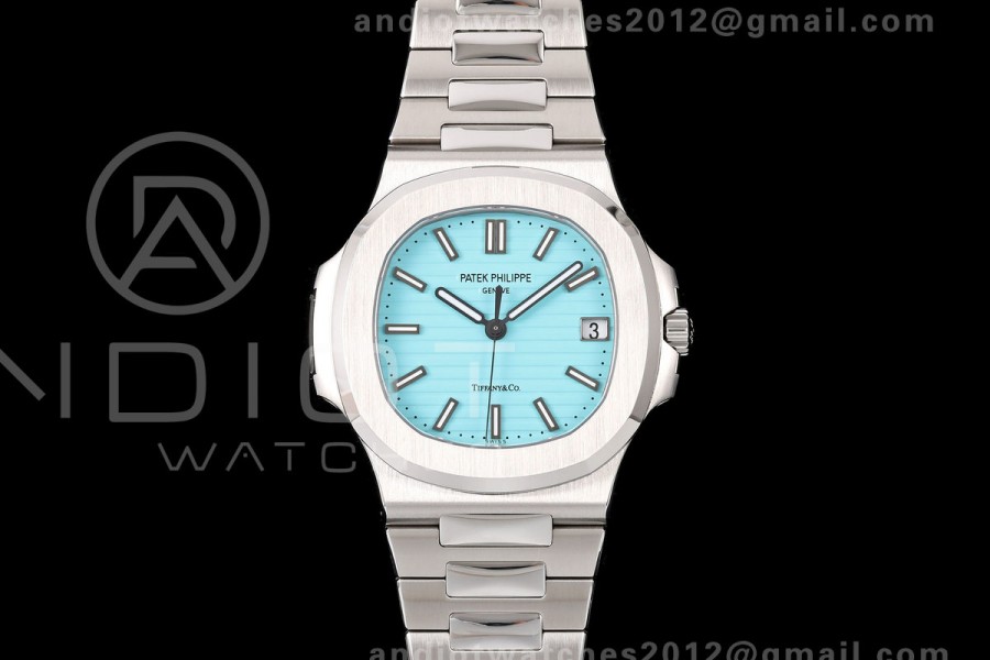 Nautilus 5711 SS AGF 1:1 Best Edition Tiffany Blue Dial on SS Bracelet DPB330 Super Clone