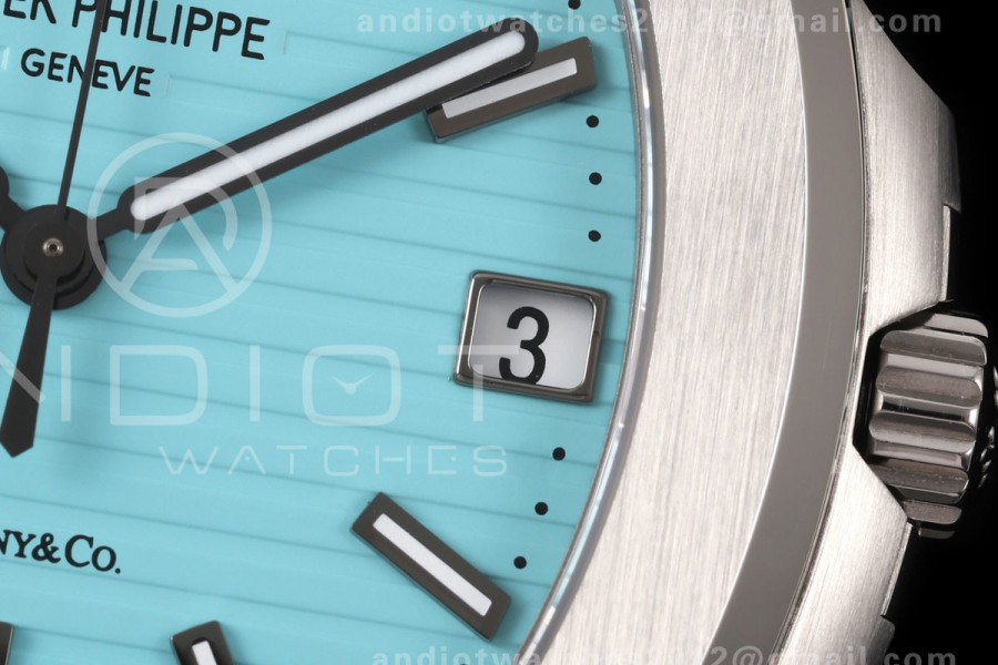 Nautilus 5711 SS AGF 1:1 Best Edition Tiffany Blue Dial on SS Bracelet DPB330 Super Clone