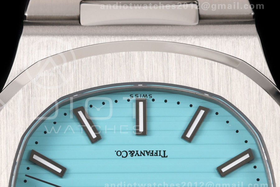 Nautilus 5711 SS AGF 1:1 Best Edition Tiffany Blue Dial on SS Bracelet DPB330 Super Clone