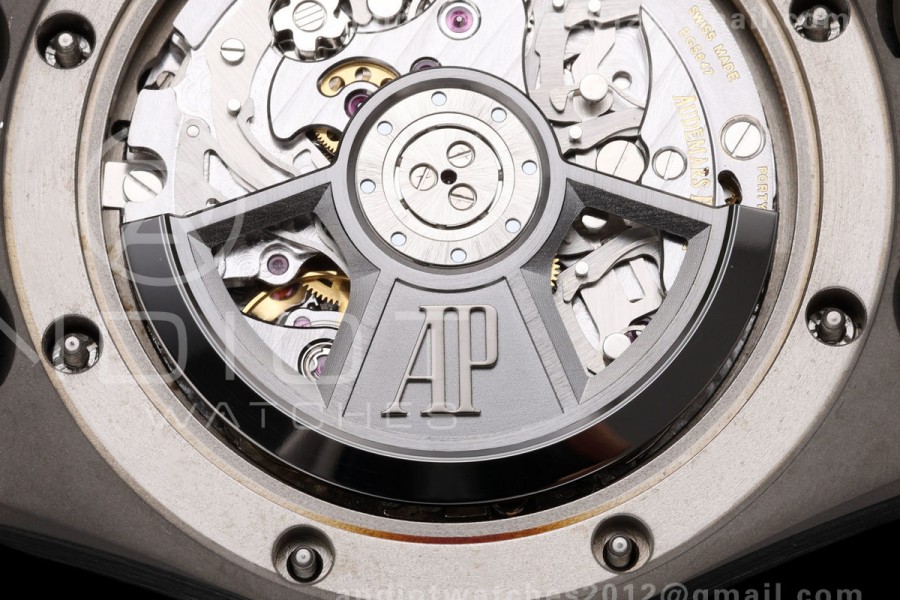 Royal Oak Offshore 26420 Titanium DDF 1:1 Best Edition Green/Black Dial on Green Rubber Strap DD4401 Super Clone