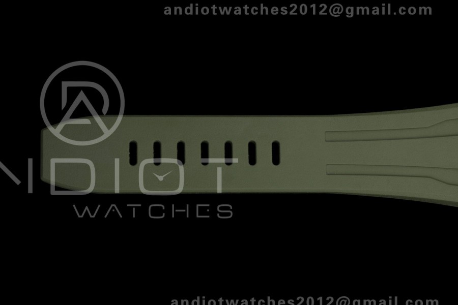 Royal Oak Offshore 26420 Titanium DDF 1:1 Best Edition Green/Black Dial on Green Rubber Strap DD4401 Super Clone