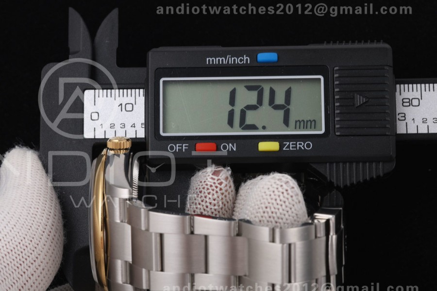 Oyster Perpetual 36 126003 QF 1:1 Best Edition Gray Dial on SS Bracelet JH3230 Free Sprung
