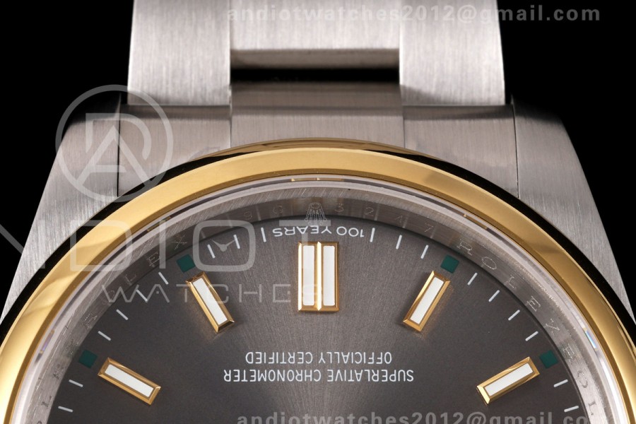 Oyster Perpetual 36 126003 QF 1:1 Best Edition Gray Dial on SS Bracelet JH3230 Free Sprung