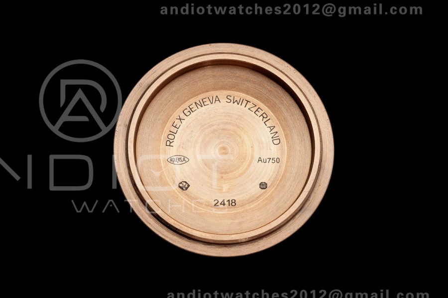 DayDate 40 228235 QF 1:1 Best Edition Gray Ombre Roman Dial on President Bracelet JH3255 Free Sprung V9