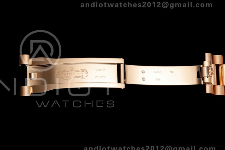 DayDate 40 228235 QF 1:1 Best Edition Gray Ombre Roman Dial on President Bracelet JH3255 Free Sprung V9
