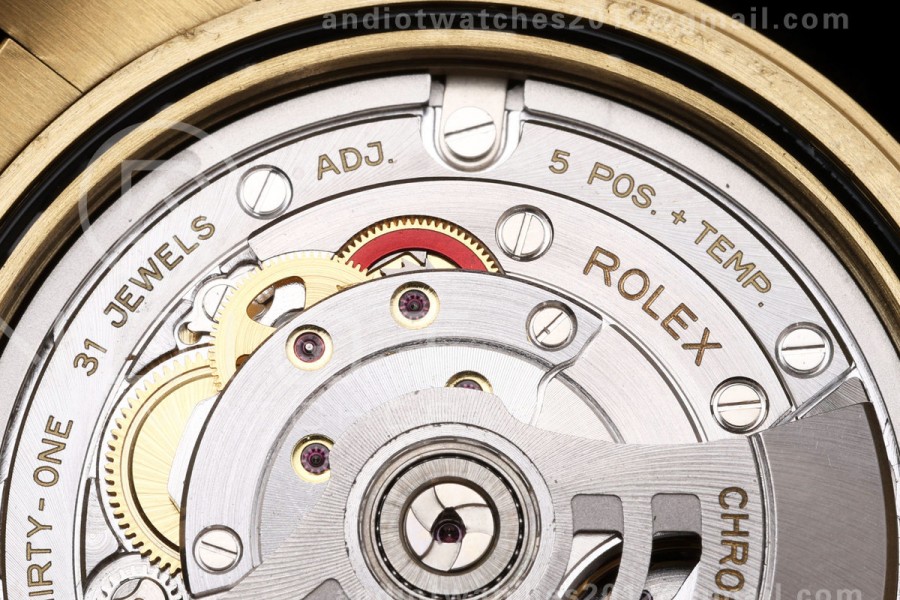 DayDate 40 228238 QF 1:1 Best Edition Green Ombre Roman Dial on President Bracelet JH3255 Free Sprung V9
