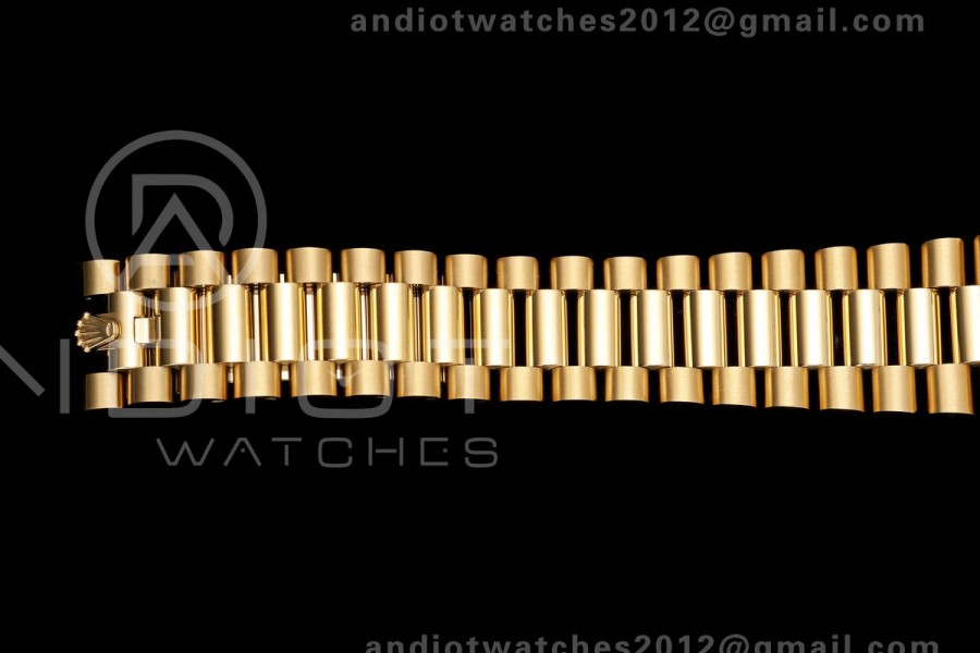 DayDate 40 228238 QF 1:1 Best Edition Green Ombre Roman Dial on President Bracelet JH3255 Free Sprung V9