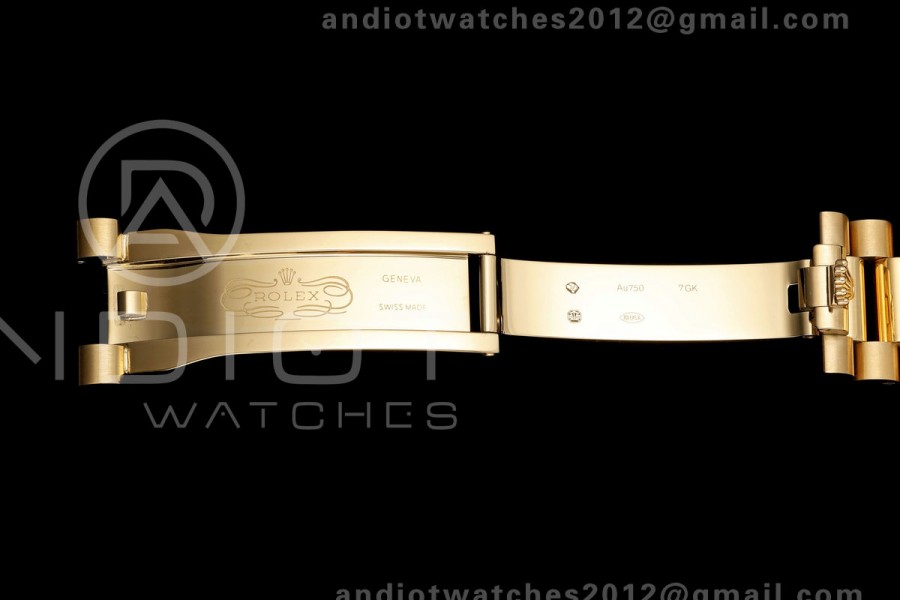 DayDate 40 228238 QF 1:1 Best Edition Green Ombre Roman Dial on President Bracelet JH3255 Free Sprung V9