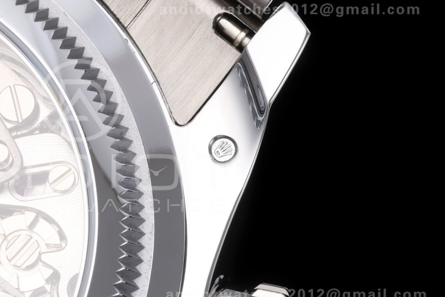 Daytona 126506 QF 1:1 Best Edition Ice Blue Arabic Dial on SS Bracelet JH4131 Free Sprung  (Weighted) 193g