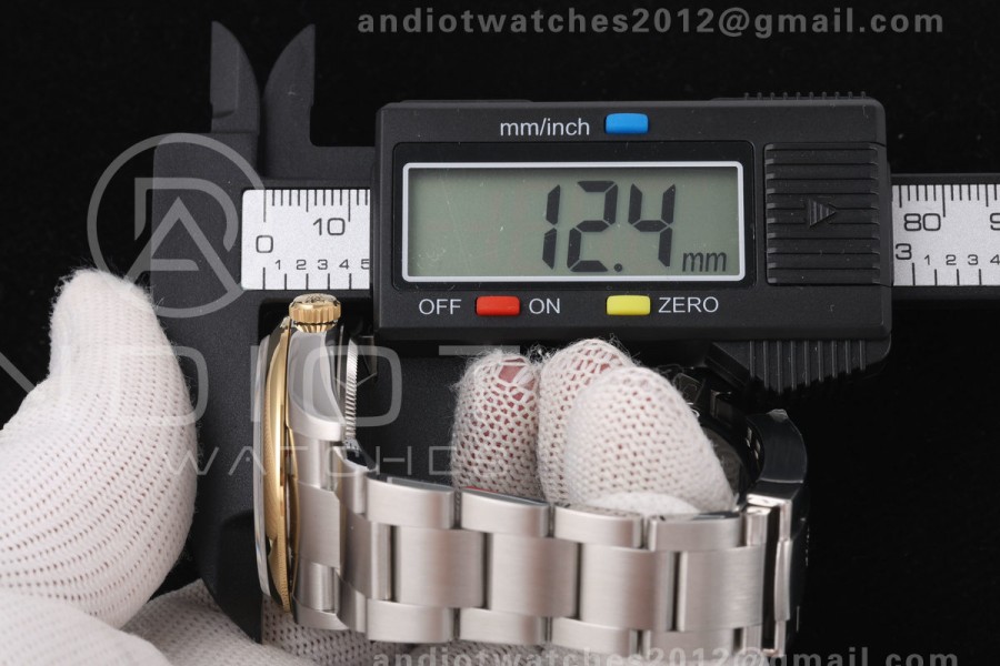 Oyster Perpetual 36 126003 QF 1:1 Best Edition Gray Dial on SS Bracelet JH3230